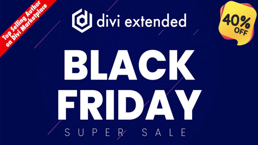 Divi Extended Black Friday 2020 Offers