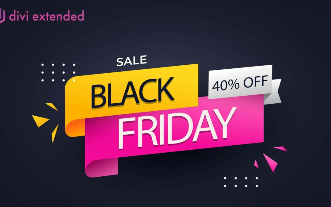 Divi Extended Black Friday Sale 2023